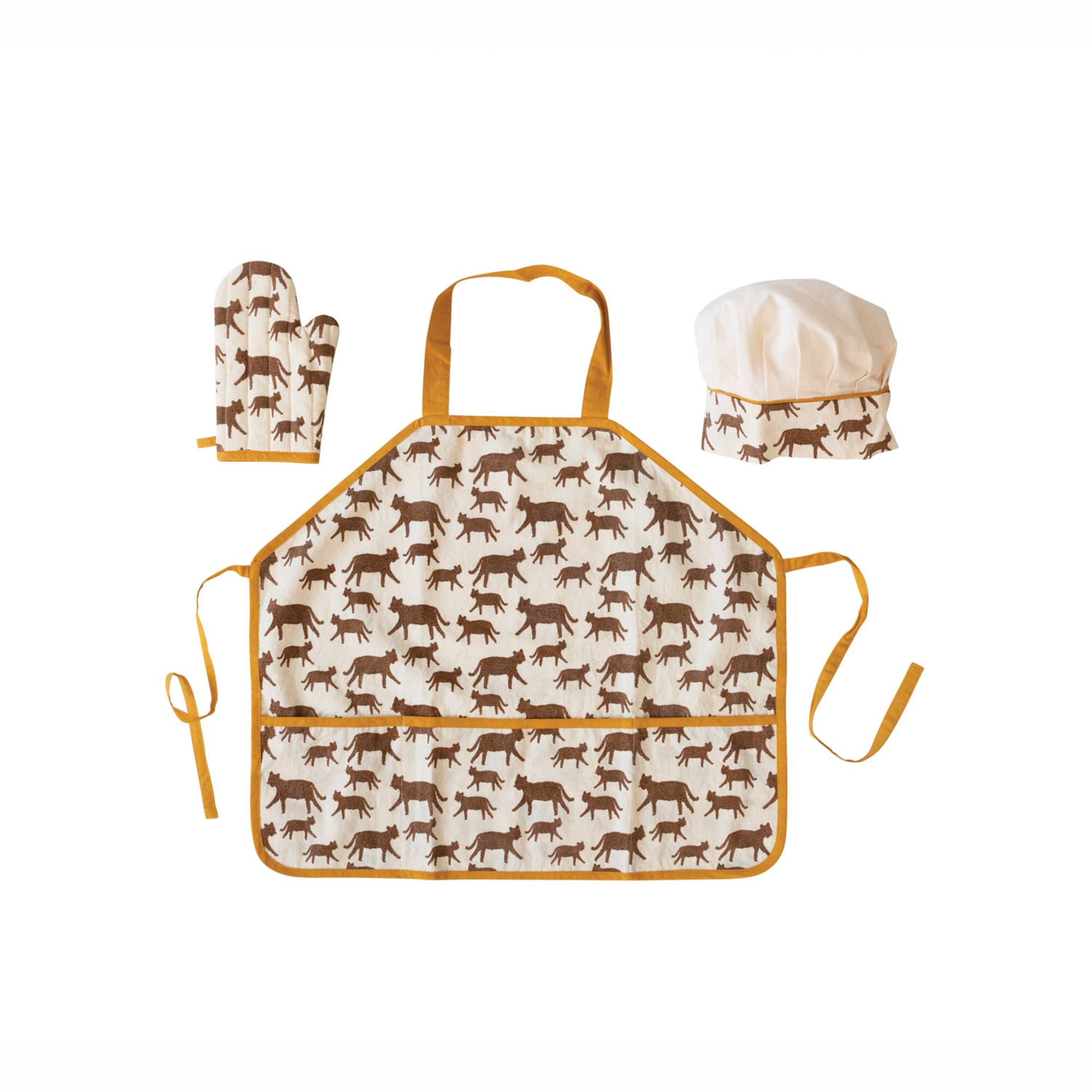 Hello Honey® Jaguar Print Cotton Child's Apron